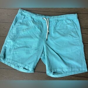 NNO7 No Nationality Gregor Shorts Mens XL Blue Drawstrings Elastic Lounge NWOT